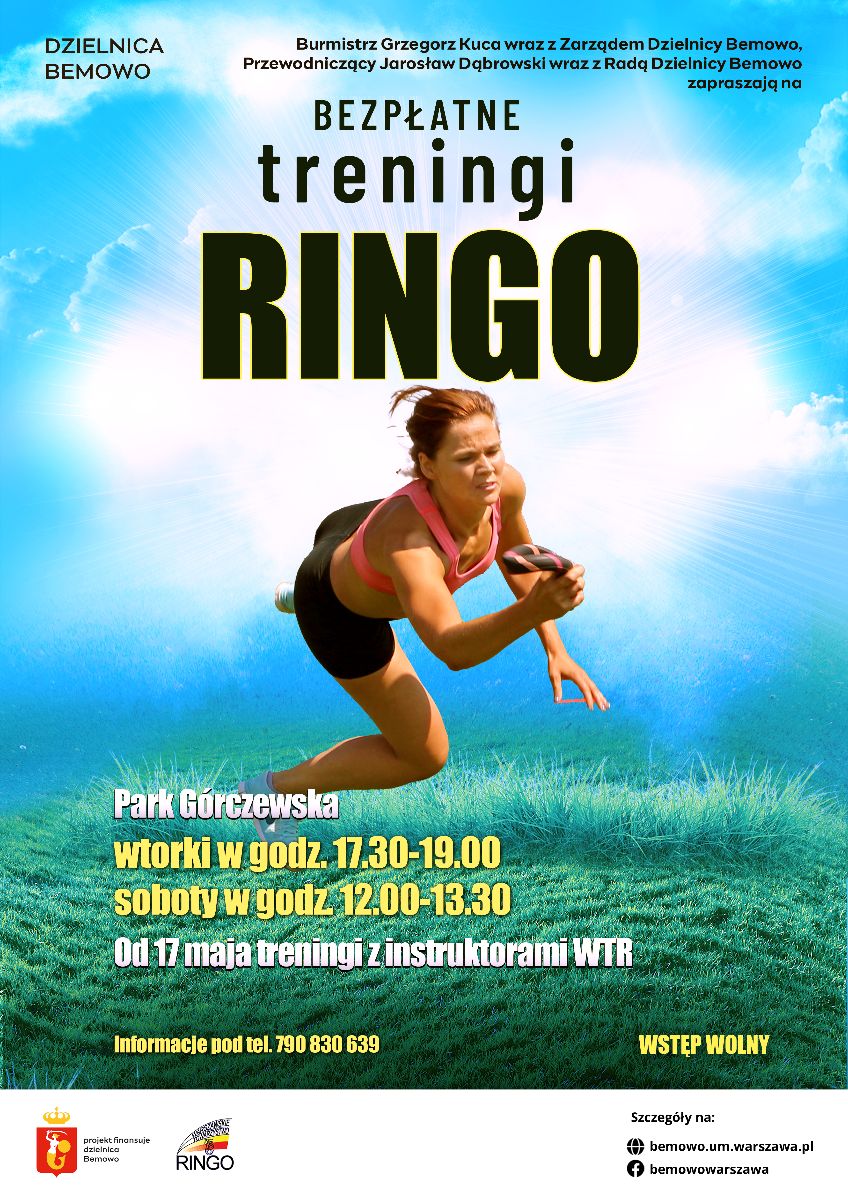 Treningi Ringo w Parku Górczewska